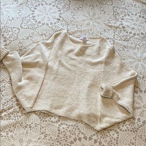 Poncho style sweater